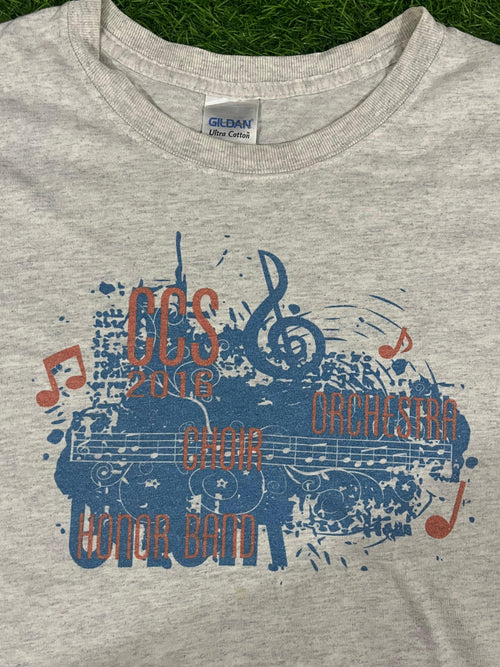 2016 CCS Choir & Orchestra Honor Band Tee – Grey (Oversized Vintage Gildan)
